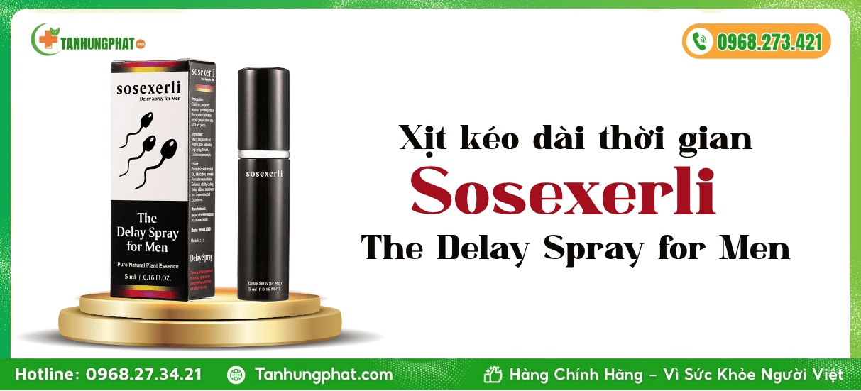 Sosexerli The Delay Spray for Men