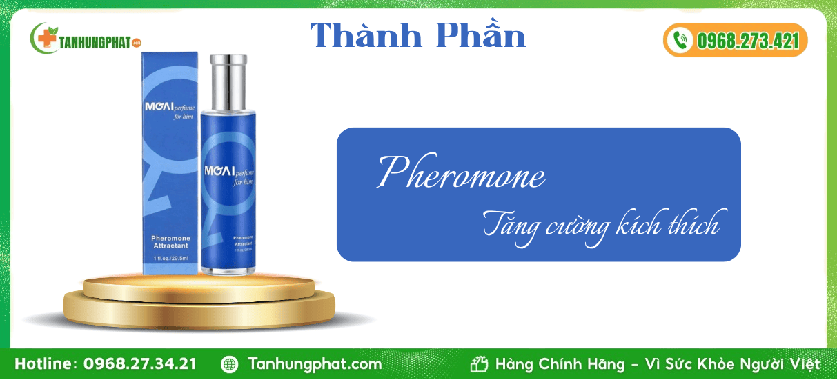 Thành Phần Moai Pheromone for Him