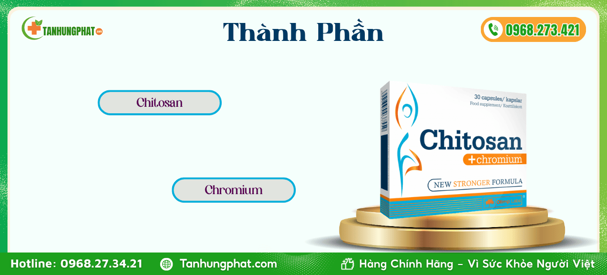 Thành phần Chitosan Chromium