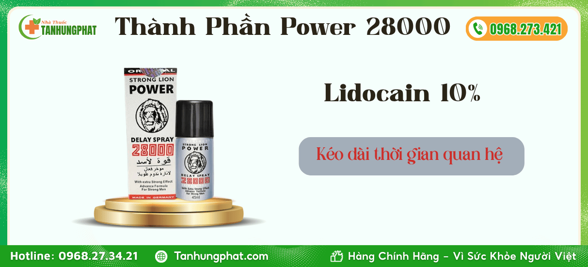 Thành phần Power 28000