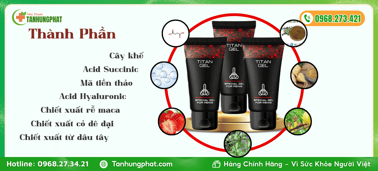 Thành phần Titan Gel 