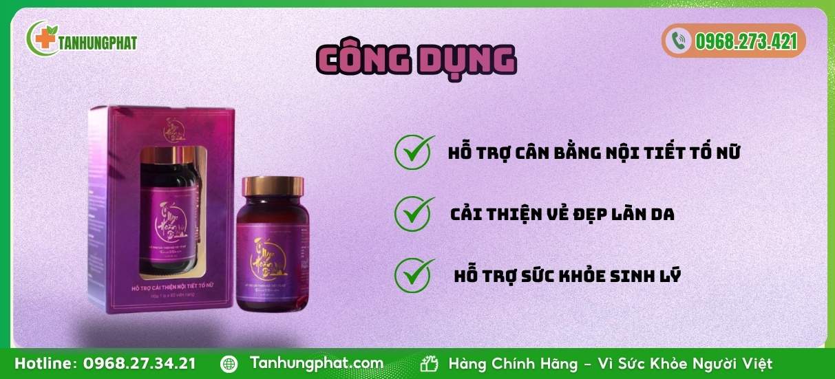 Công dụng chính của Tố Ngọc Hoàn Plus
