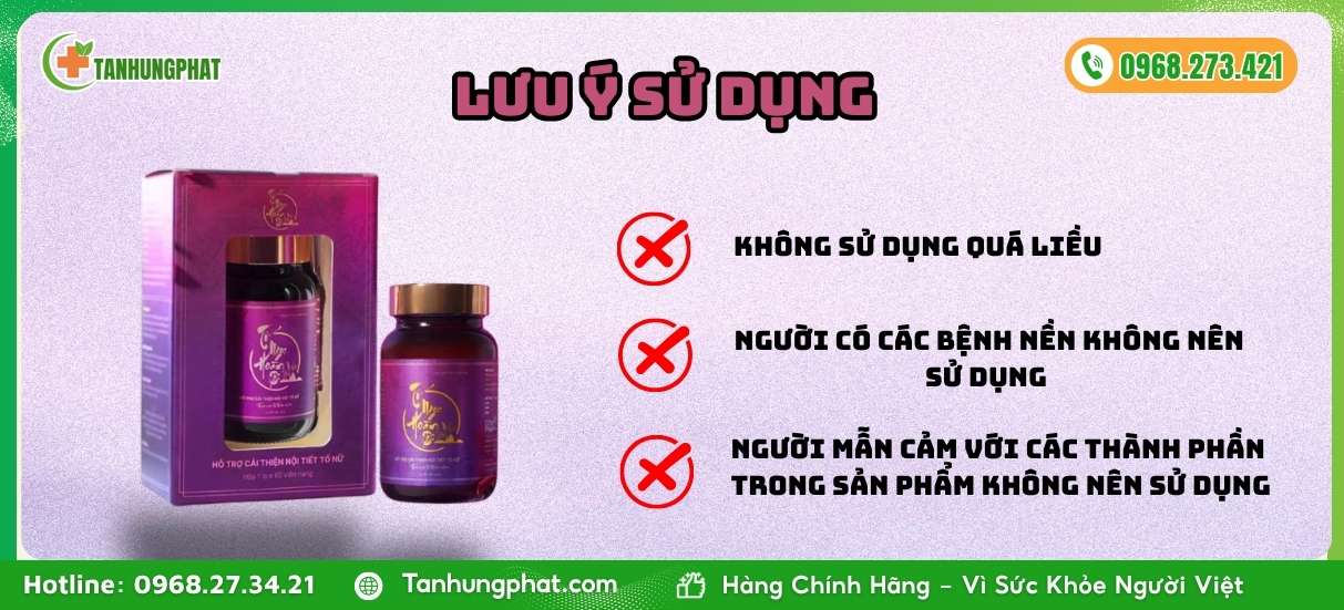 Lưu ý khi sử dụng Tố Ngọc Hoàn Plus