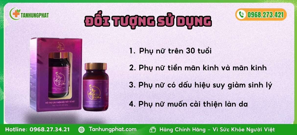 Đối tượng sử dụng Tố Ngọc Hoàn Plus