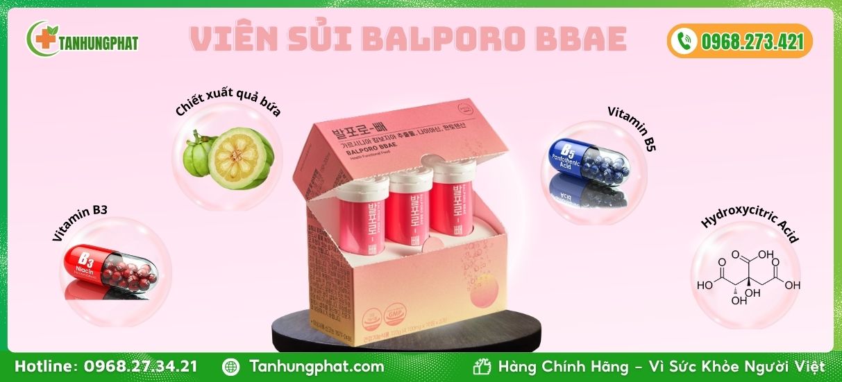 viên sủi balporo bbae