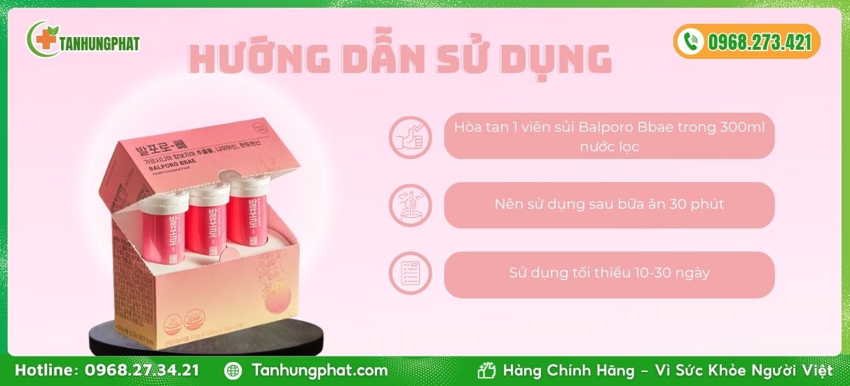 viên sủi balporo bbae