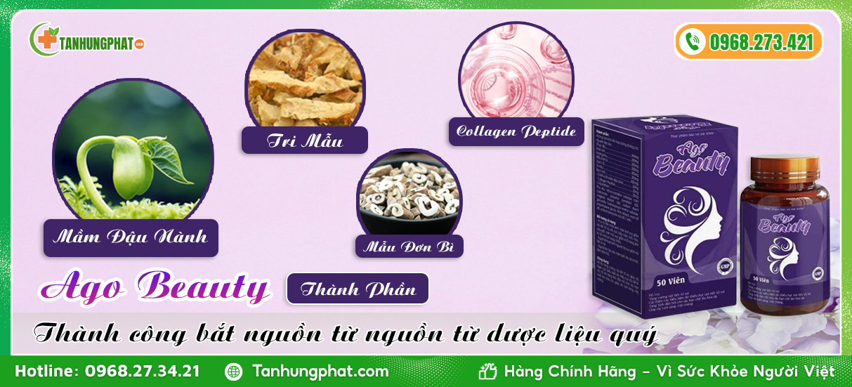 Thành phần có trong viên uống Ago Beauty