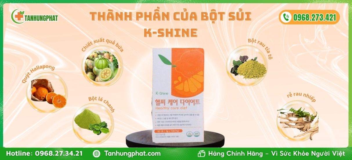 bột sủi detox k-shine