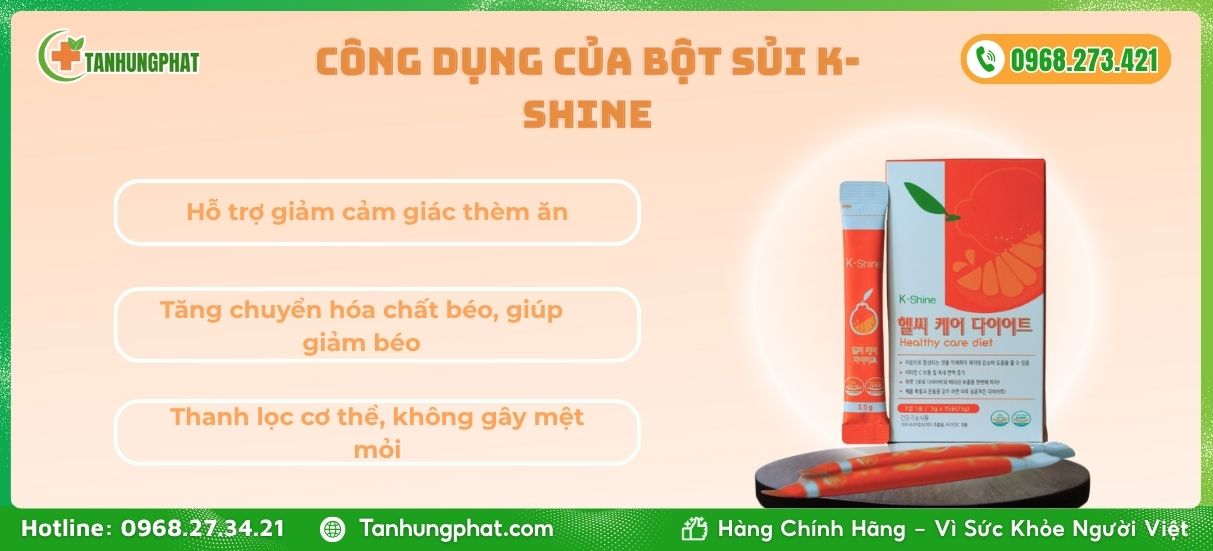 bột sủi detox k-shine