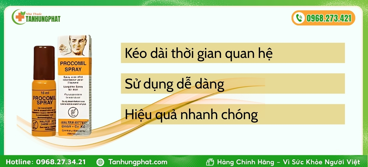 Procomil Spray có tốt không