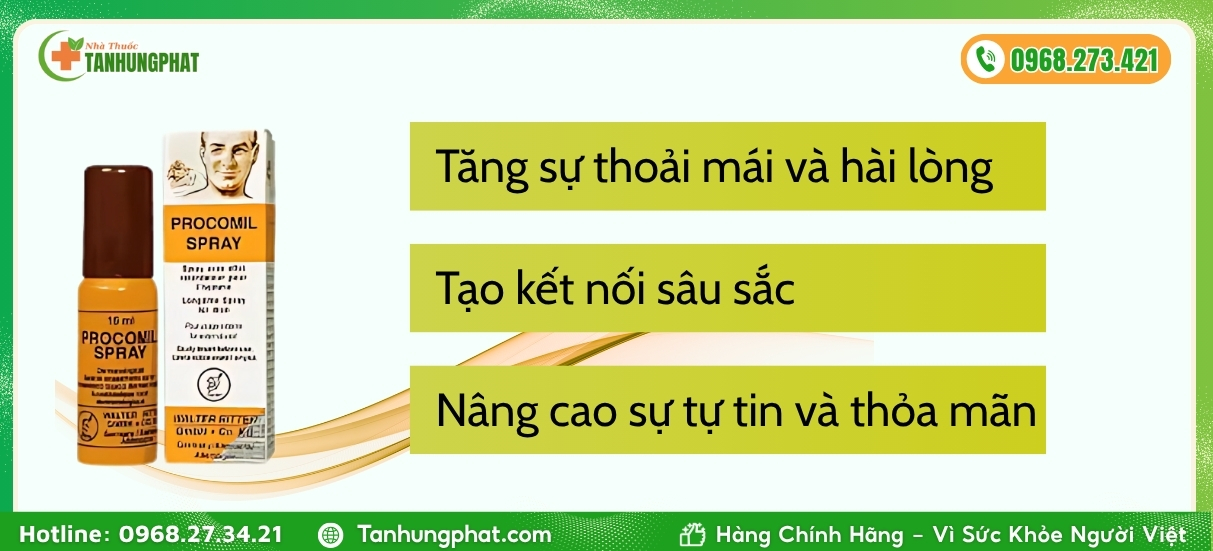 Công dụng của Procomil Spray