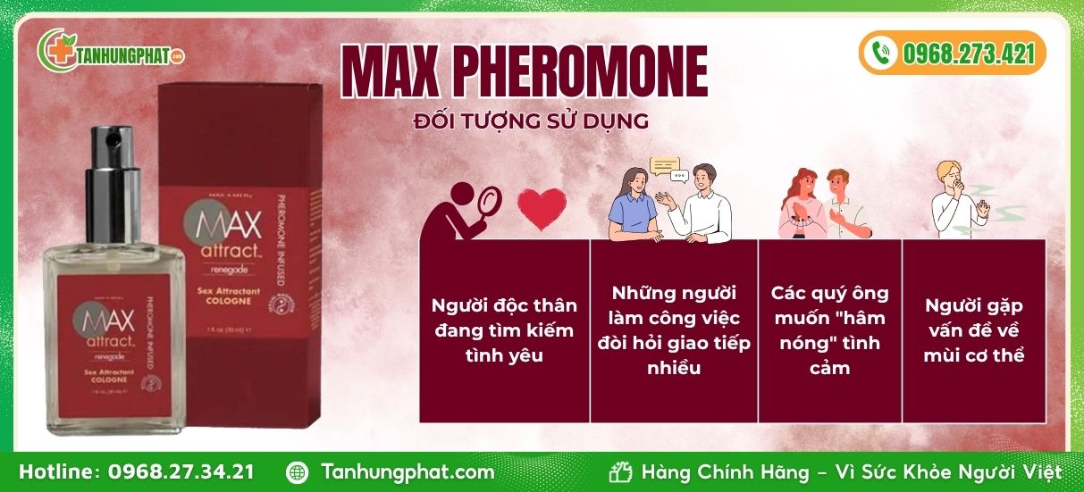 ĐTSD Nước hoa Max Pheromone