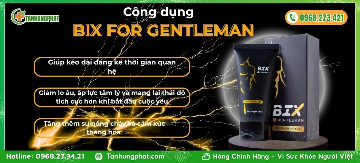 Gel Bôi Bix For Gentleman