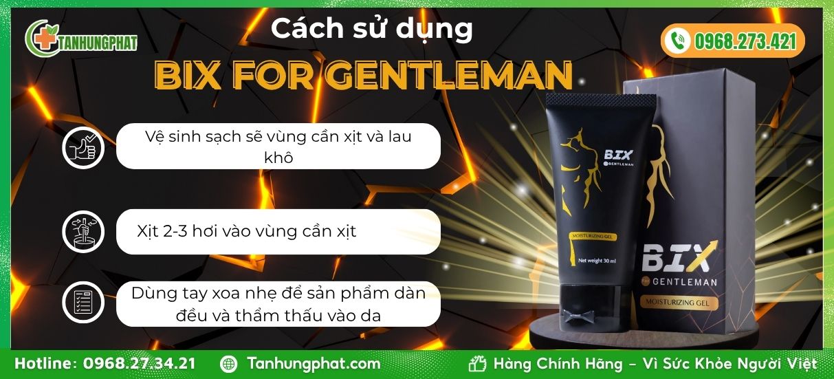 Gel Bôi Bix For Gentleman
