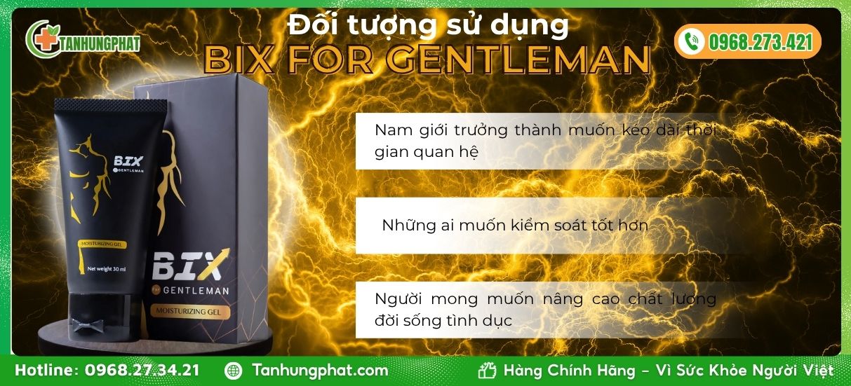Gel Bôi Bix For Gentleman