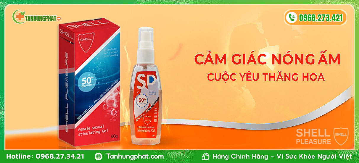 Gel bôi trơn Shell Pleasure có tốt không? Review thực tế từ người dùng