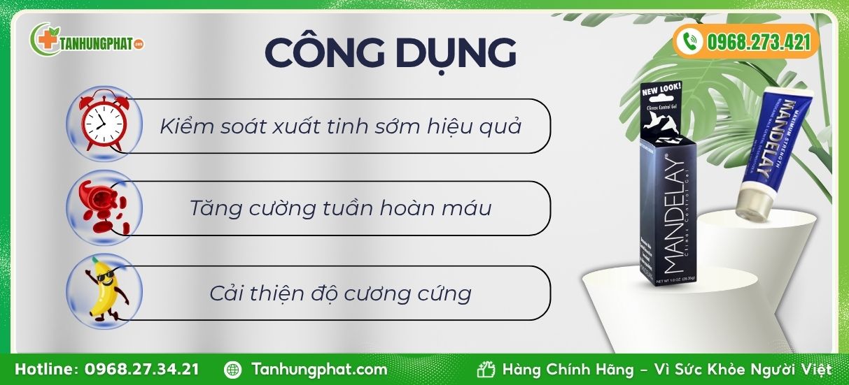 Công Dụng Gel Mandelay
