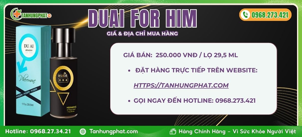Giá và địa chỉ mua Duai For Him
