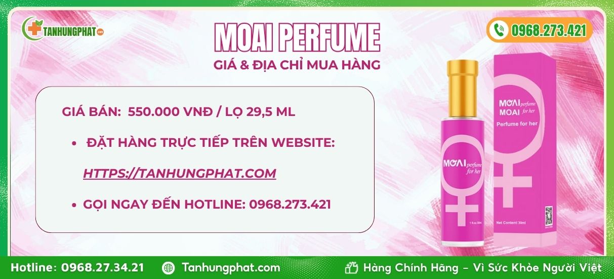 Giá và địa chỉ mua Moai Perfume For Her