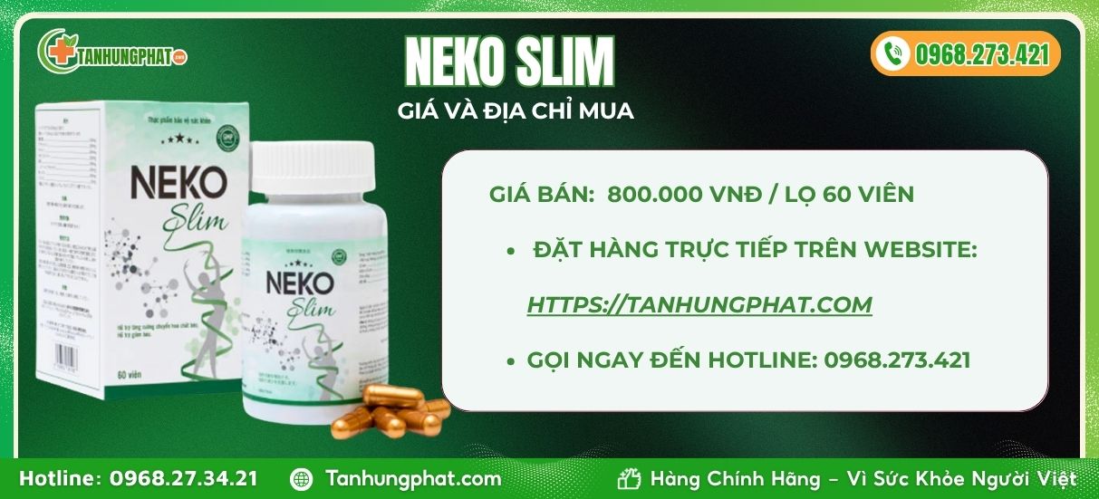 Giá và địa chỉ mua Neko Slim
