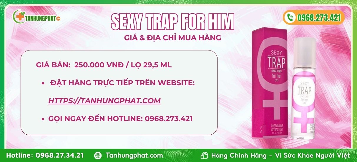 Giá và địa chỉ mua Nước Hoa Sexy Trap For Her
