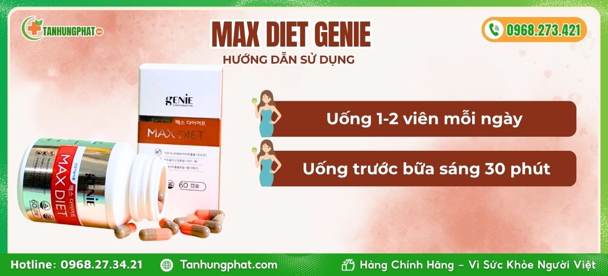 Hướng dẫn sử dụng Max Diet Genie