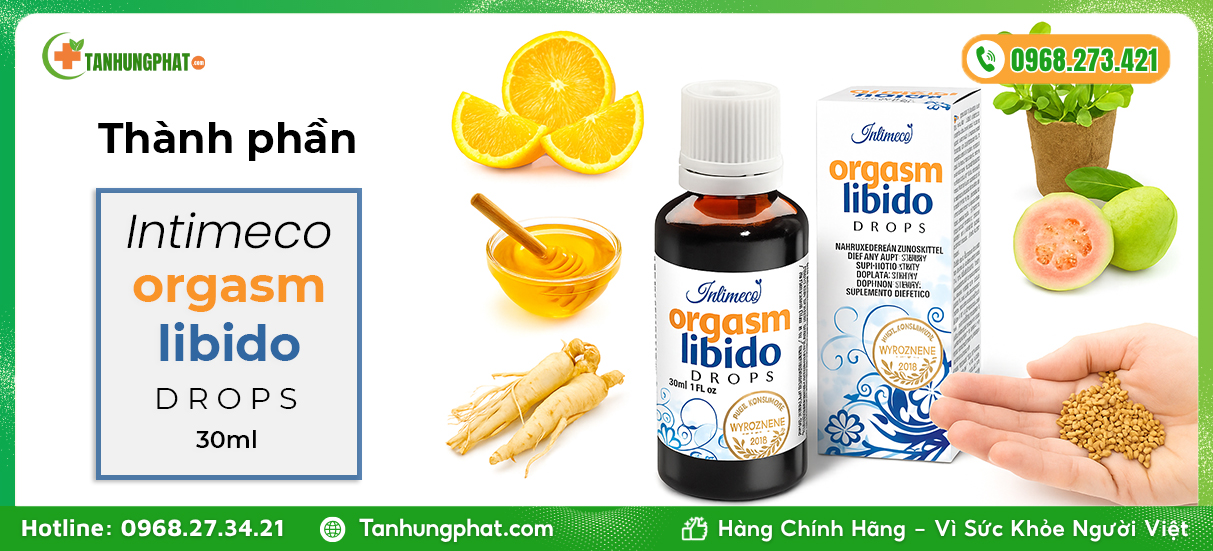 Thành phần INTIMECO Orgasm Libido Drops