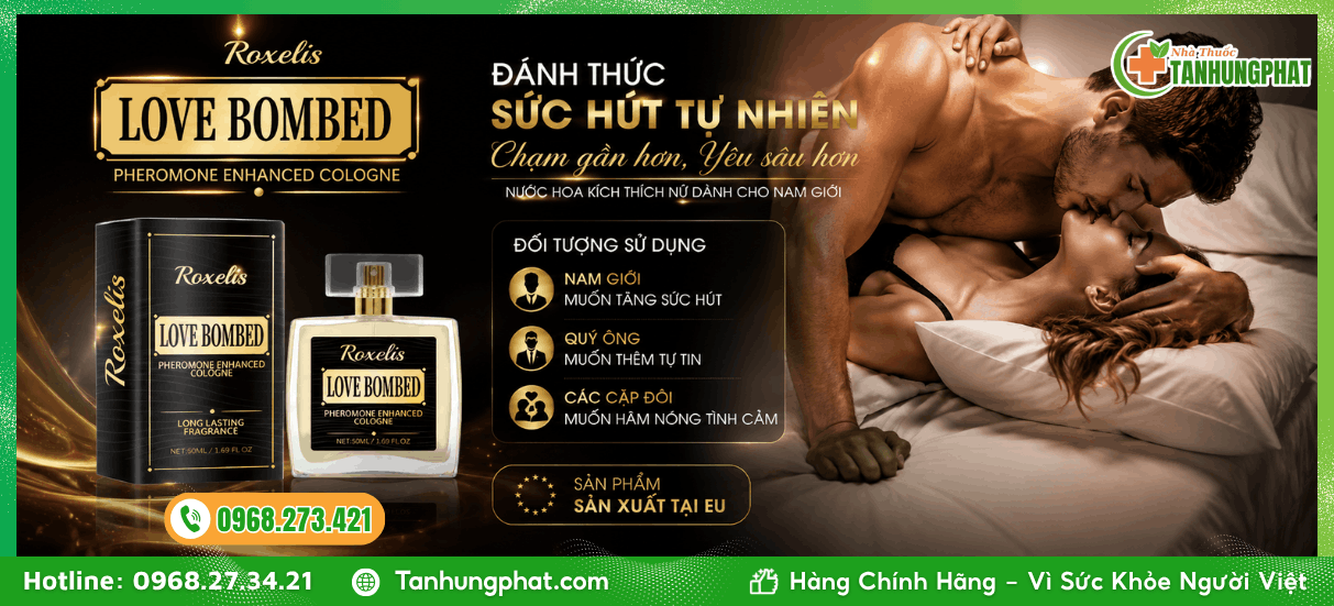Đối tượng sử dụng nước hoa kích thích nữ Love Bombed Pheromone Cologne