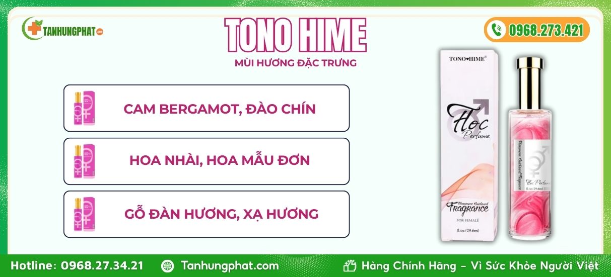 Mùi hương nước hoa Tono Hime