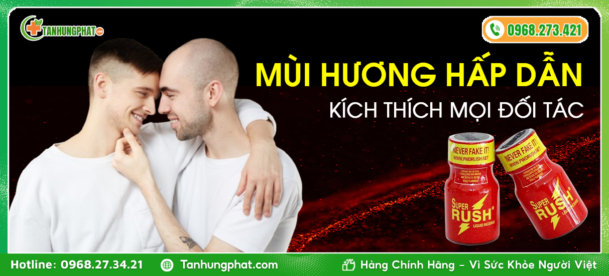 Công dụng của Popper Super Rush Red