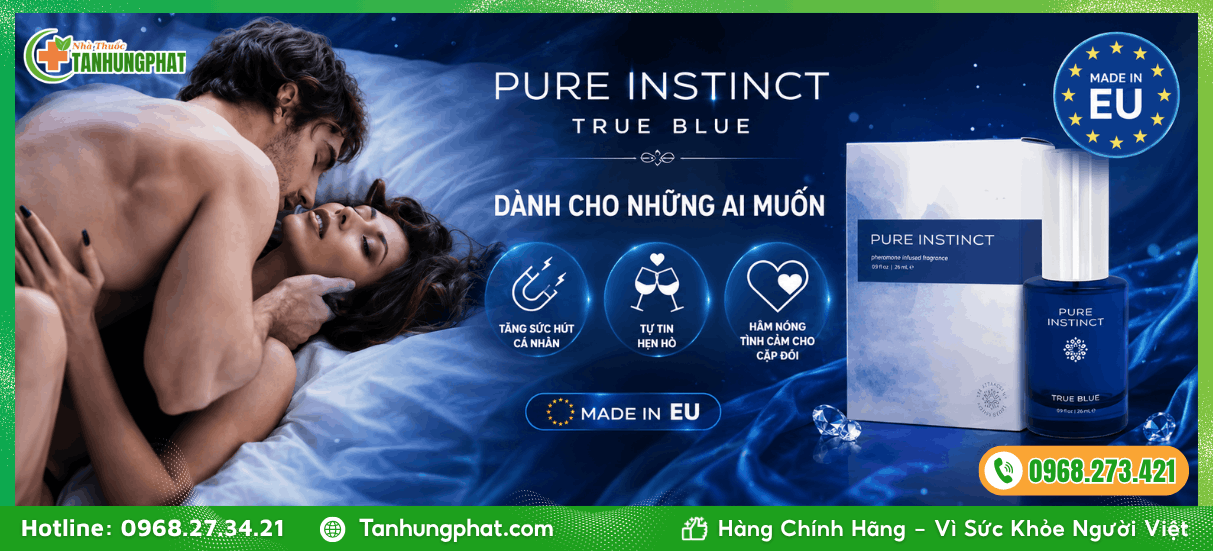 Đối tượng sử dụng Pure Instinct True Blue