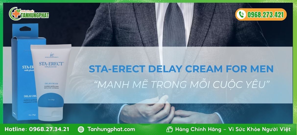 Sta-Erect Delay Cream for Men là gì?