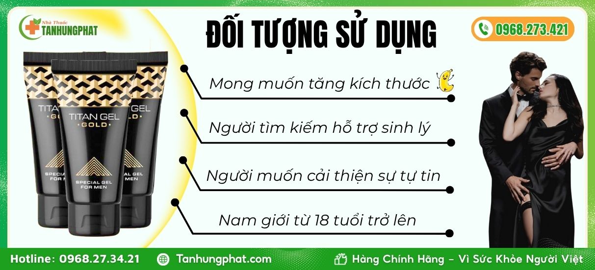 Đối tượng SD Titan Gel Gold