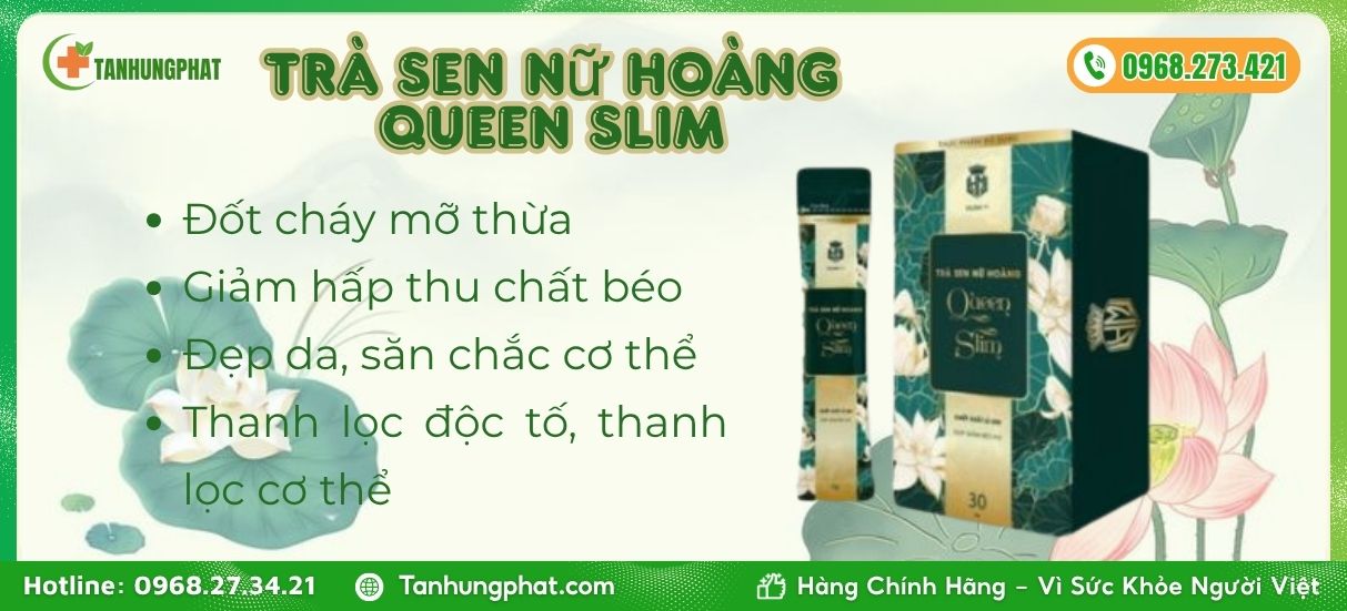 trà sen nữ hoàng queen slim
