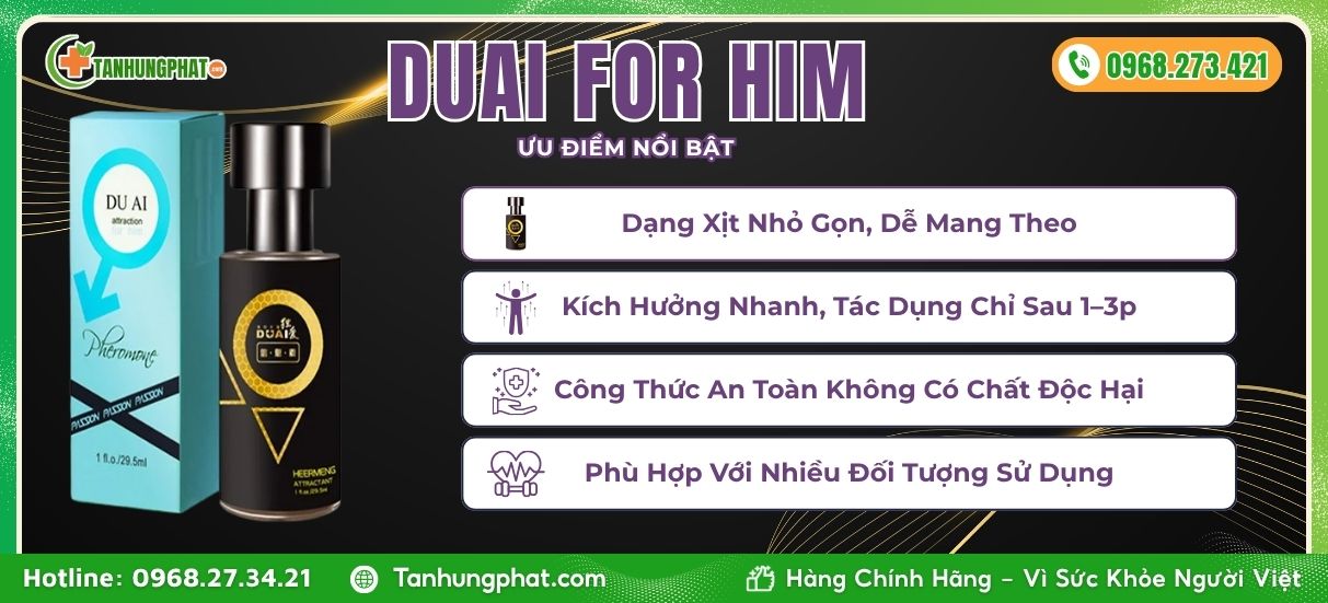 Ưu điểm nổi bật Duai For Him