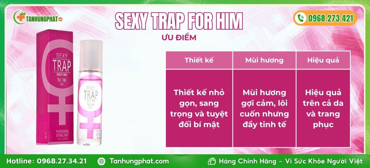 Ưu điểm Nước Hoa Sexy Trap For Her 