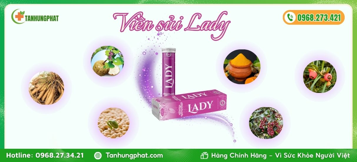 viên sủi Lady