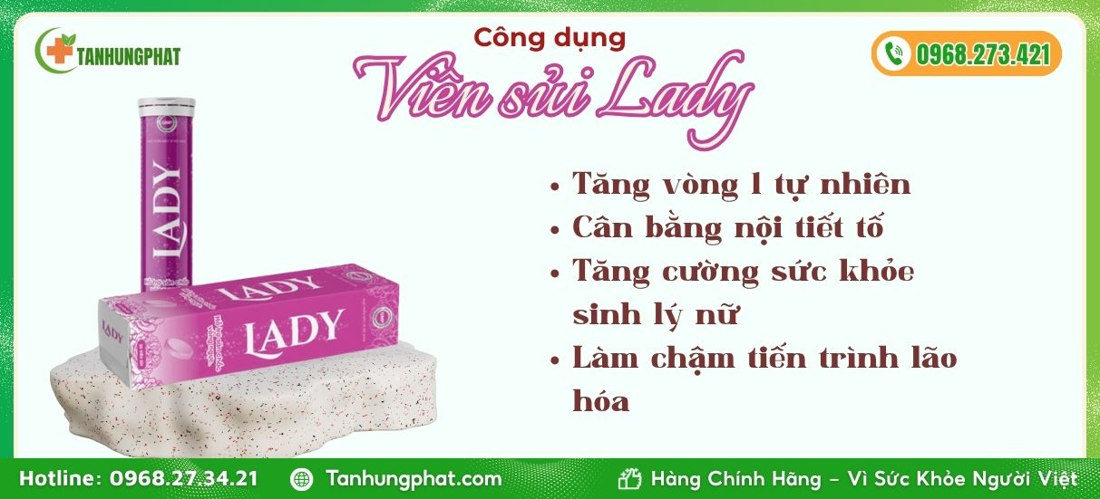 viên sủi Lady