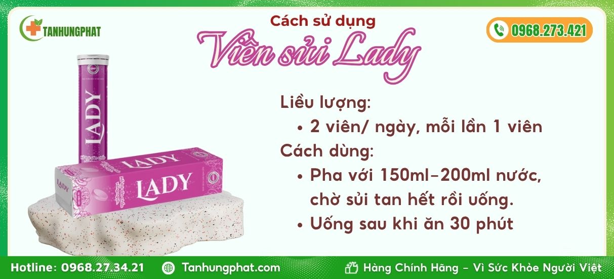 viên sủi Lady