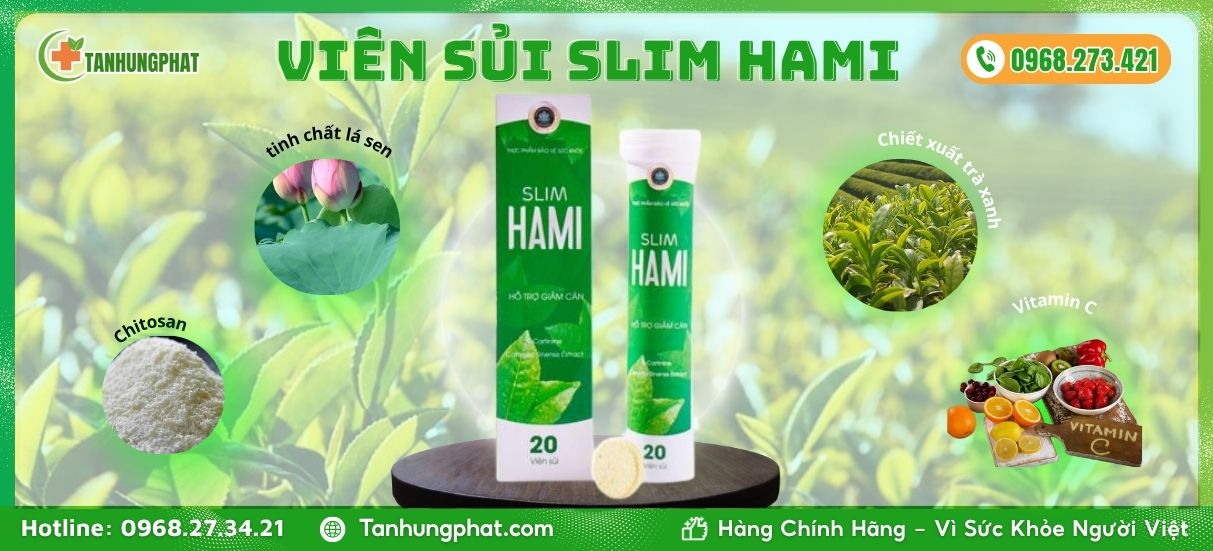 viên sủi slim hami