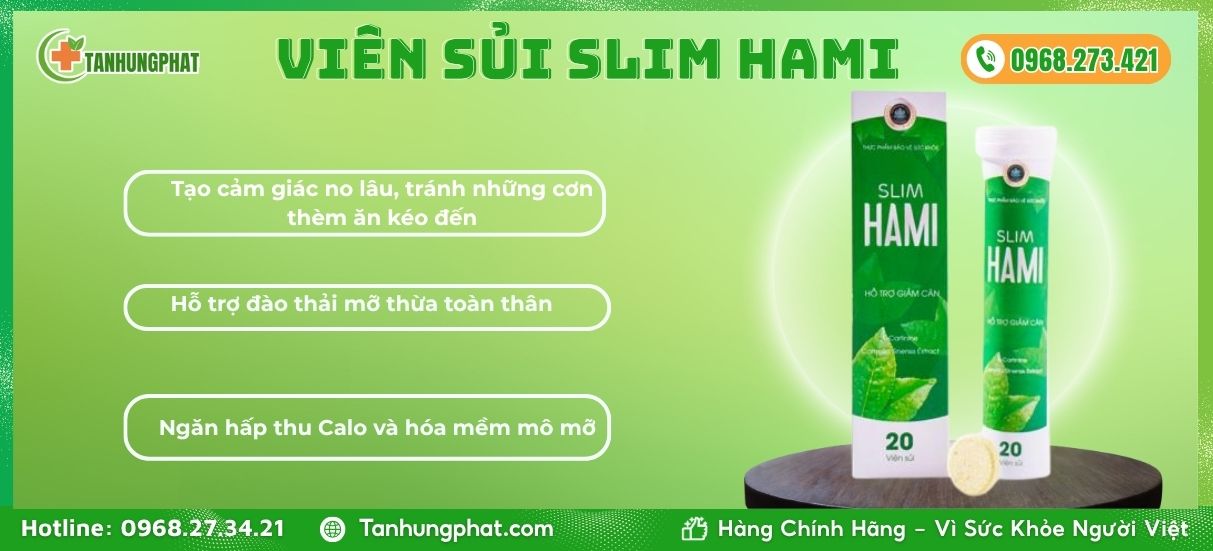 viên sủi slim hami