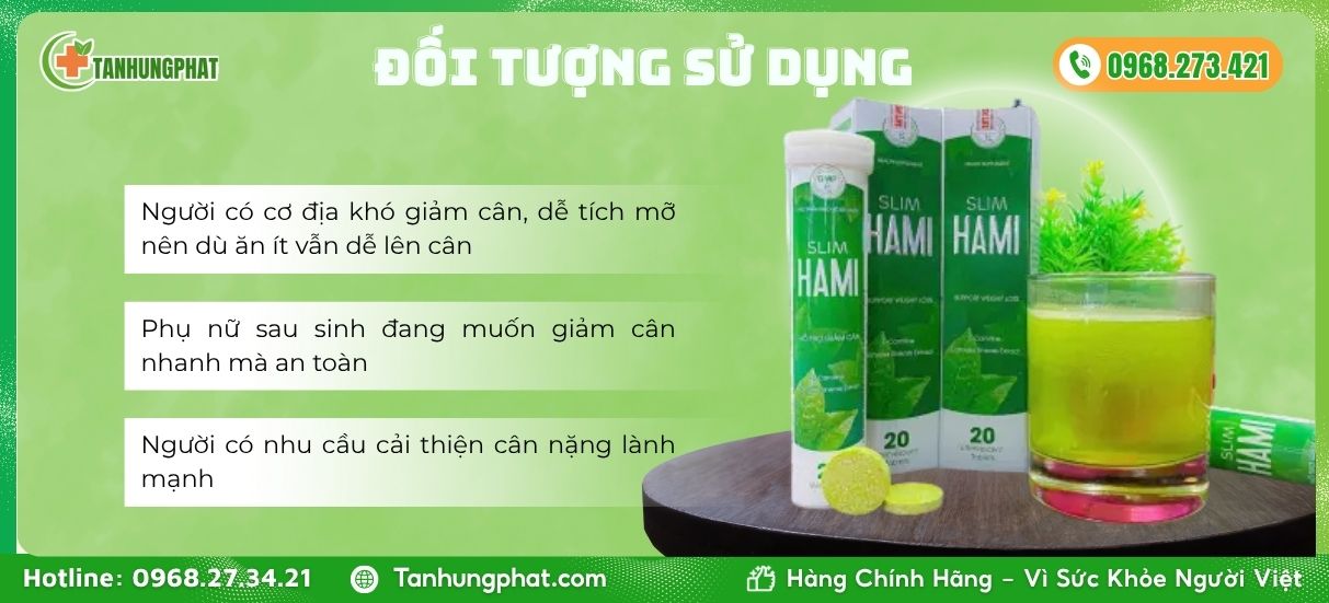viên sủi slim hami