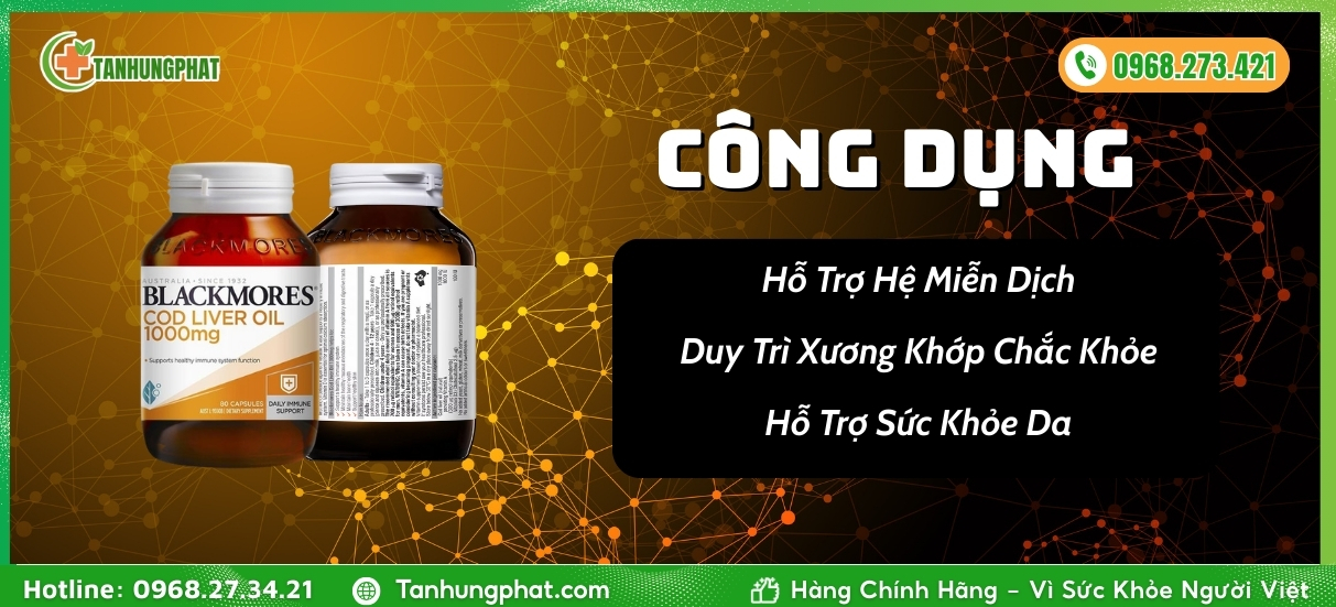 Blackmores Cod Liver Oil 1000mg