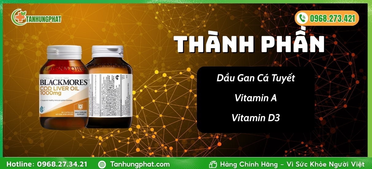 Blackmores Cod Liver Oil 1000mg