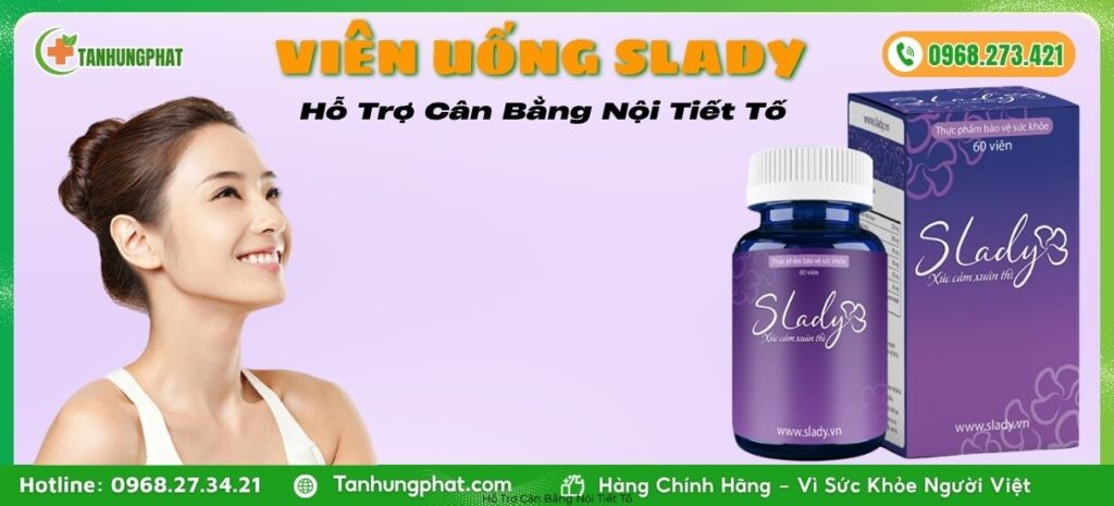 SLady Viên Uống Hỗ Trợ Cân Bằng Nội Tiết Tố Nữ