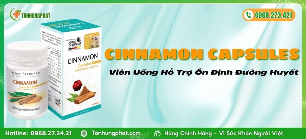Viên Uống Cinnamon Capsules