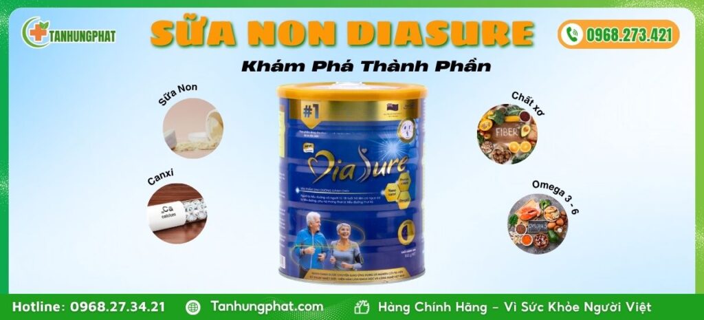 Thành Phần Sữa Non DiaSure