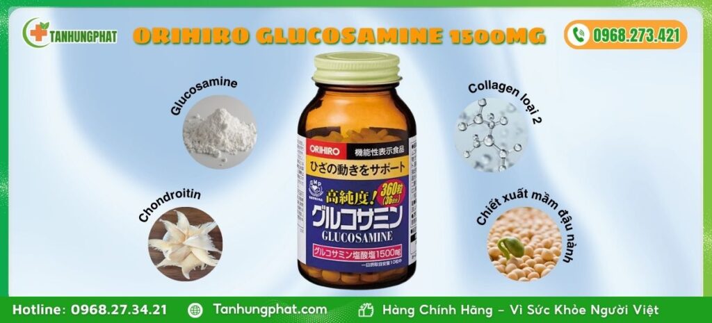 Thành Phần Viên Uống Orihiro Glucosamine