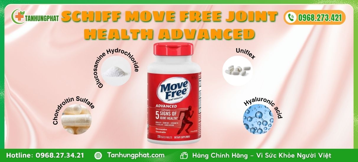 Thành Phần Viên Uống Schiff Move Free Joint Health Advanced