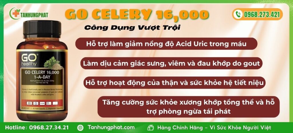 Công Dụng Go Celery 16,000 Go Healthy New Zealand